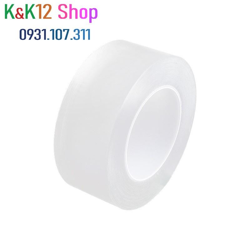 Keo dán. Cuộn keo dán silicon cố định đồ vật 3cm*5m dày 1mm giúp dễ dàng cố định đồ vật trong gia đình K03