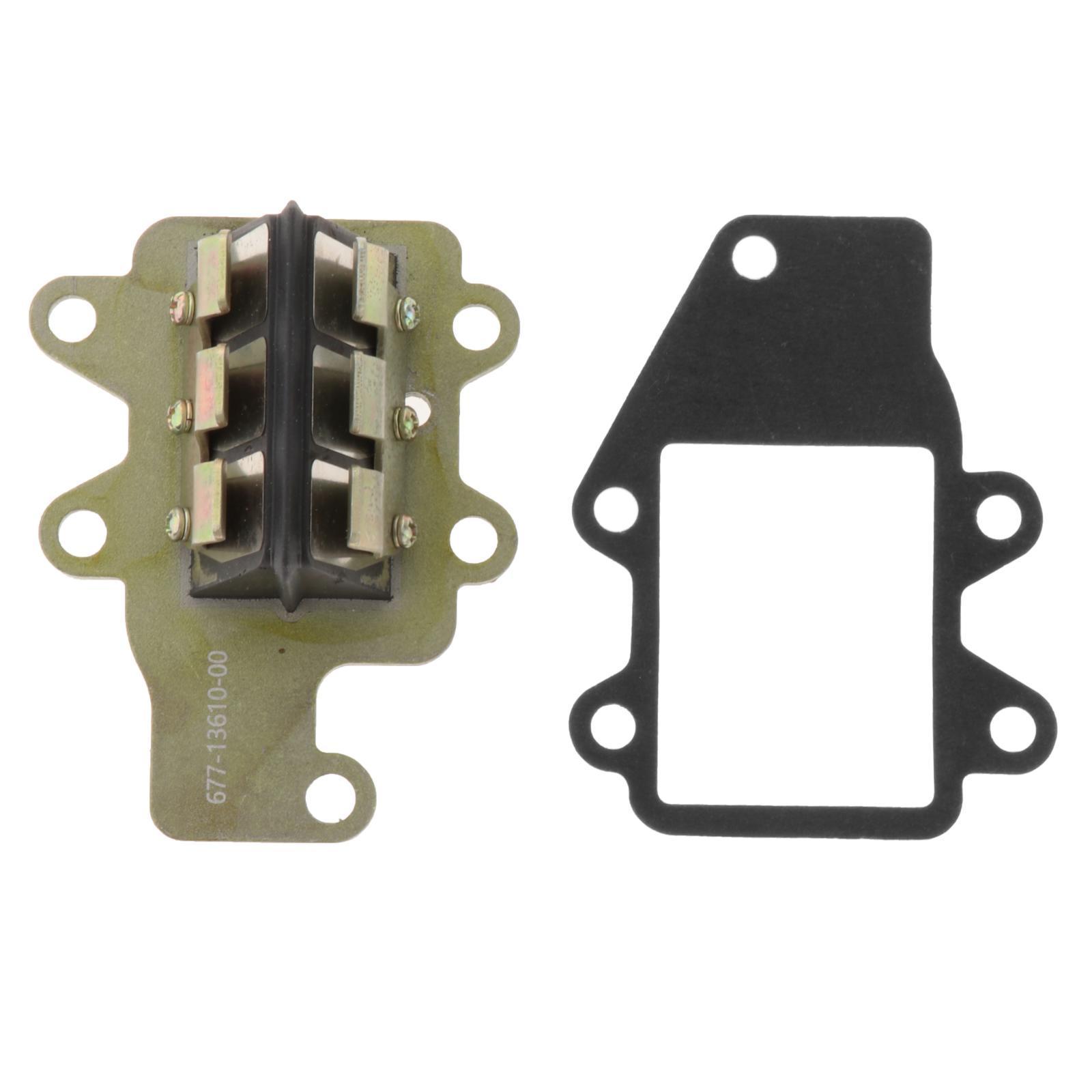 Intake Reed Valve Assy Gasket 677-13610-00 677-13621 for Yamaha 6HP 8HP Outboard Engine, Boat Motor Parts Motorcycles