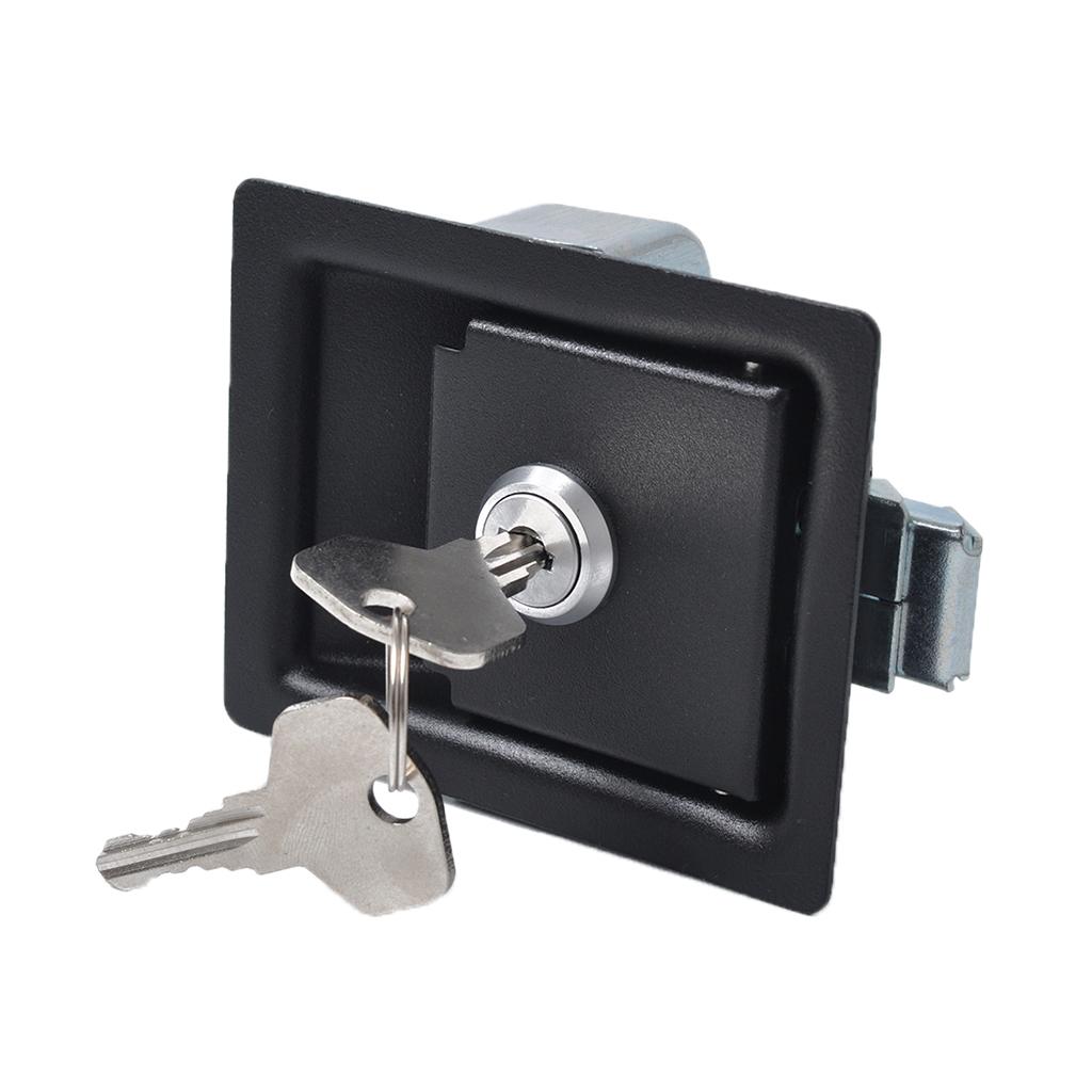 Durable RV Paddle Entry Door Lock Latch Handle Knob Deadbolt Heavy Duty