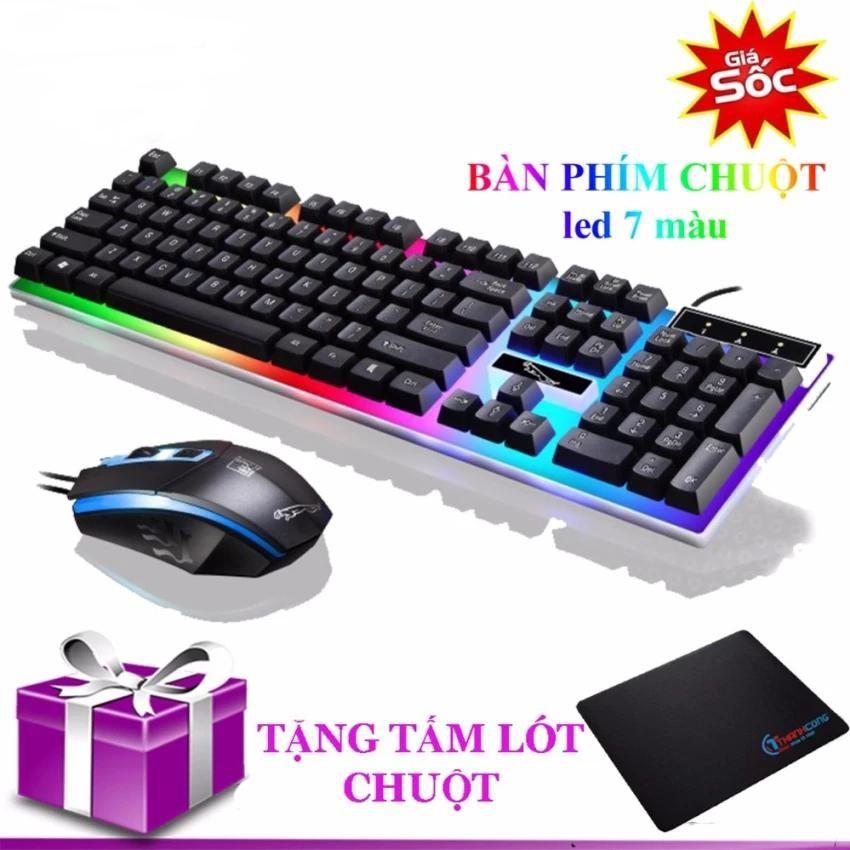 Bộ Bàn Phím Kèm Chuột LED giả cơ chuyên game G21/G21B (TẶNG LÓT CHUỘT) -dc2551