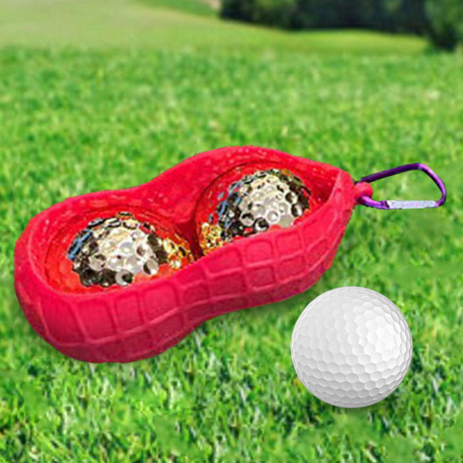 Golf Ball Holder Bag Carrier Sleeve Carry Pouch Men Women