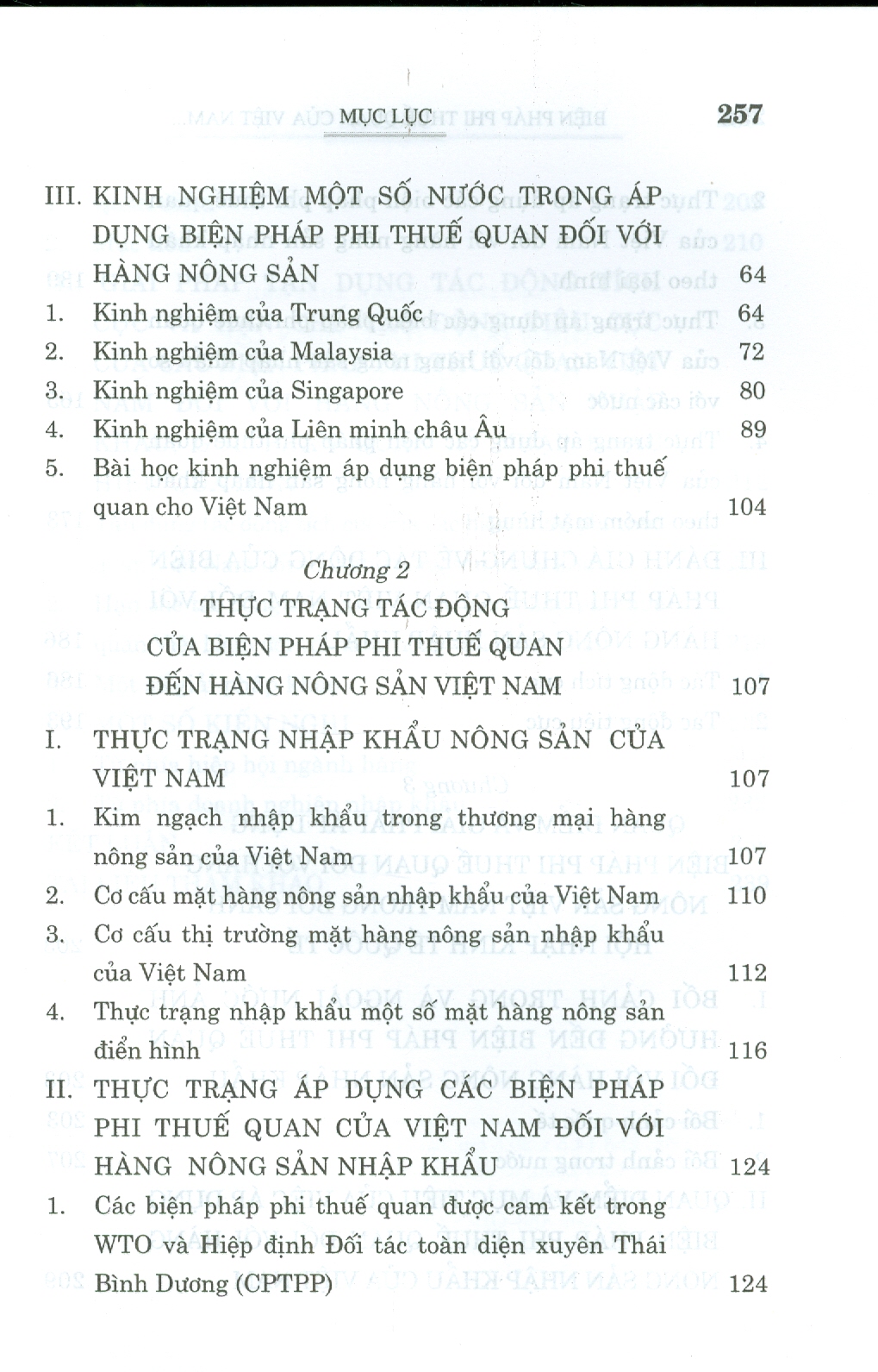 Biện Pháp Phi Thuế Quan Của Việt Nam Đối Với Hàng Nông Sản Nhập Khẩu (Sách chuyên khảo)