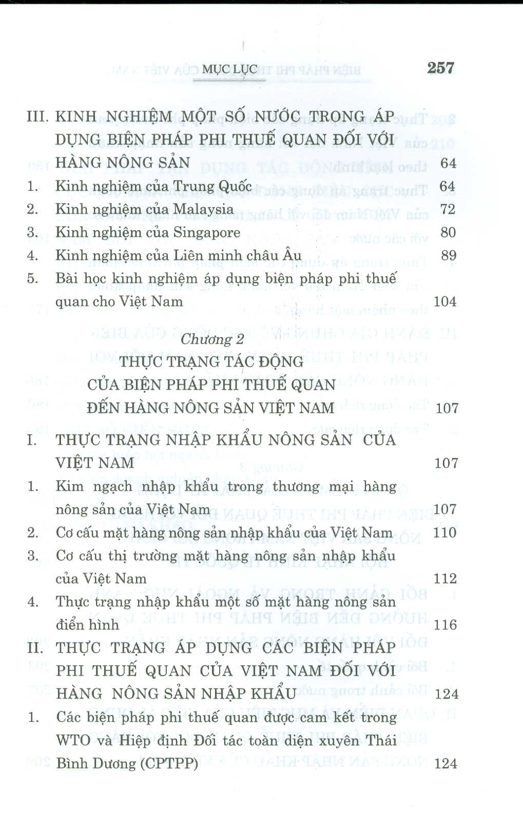 Biện Pháp Phi Thuế Quan Của Việt Nam Đối Với Hàng Nông Sản Nhập Khẩu