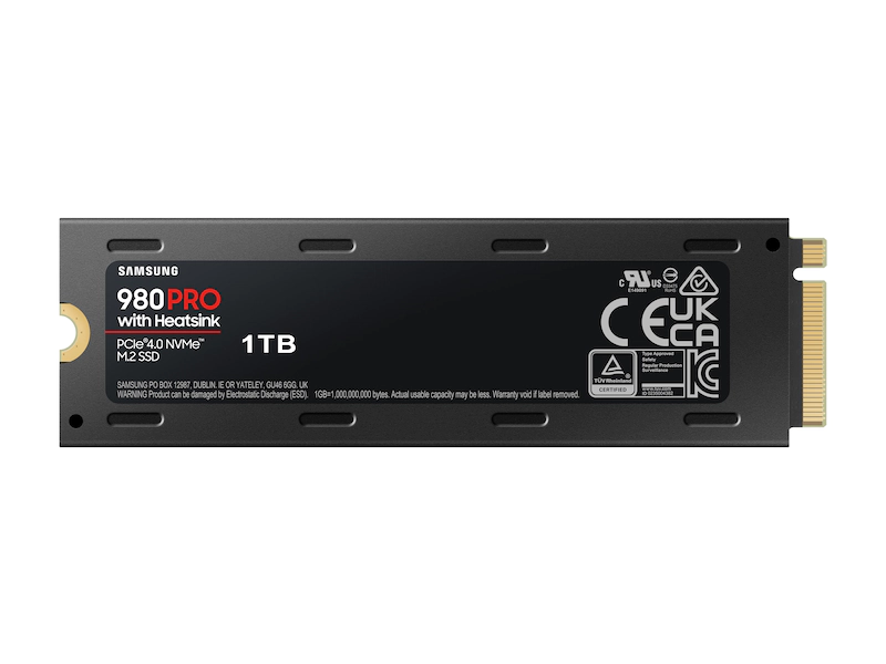 Ổ cứng gắn trong SSD Samsung 980PRO Heatsink 1TB | 2TB PCIe 4.0 x4 NVMe1.3c M2 2280 V-NAND - Hàng chính hãng