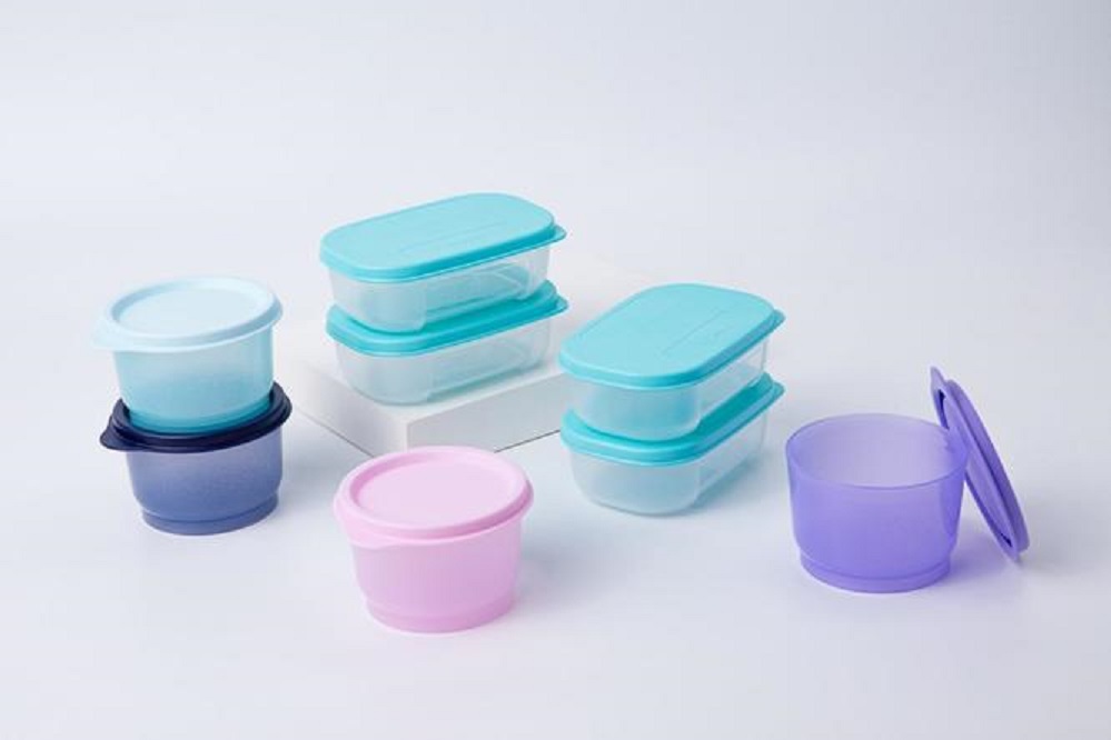 Bộ hộp đựng thực phẩm ăn dặm cho bé Tupperware Mini Cutie 8 hộp - nhựa nguyên sinh an toàn cho bé