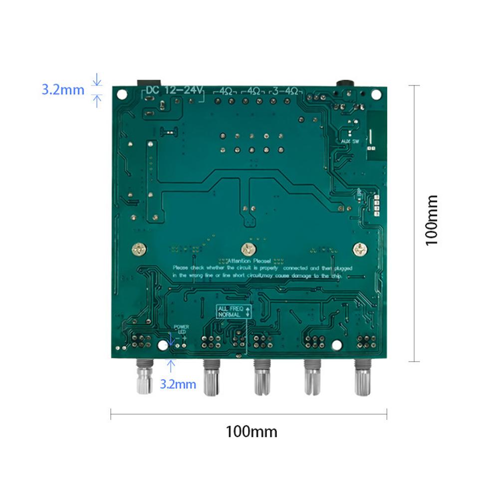 TPA3116 BT5.0 Audio Power Amplifier Board Powerful Sound Amplifier Speaker Amp Board 50W+50W Amplificador Board