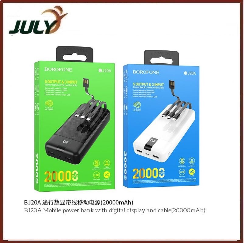 PIN SẠC DỰ PHÒNG BJ20A 20000MAH - JL