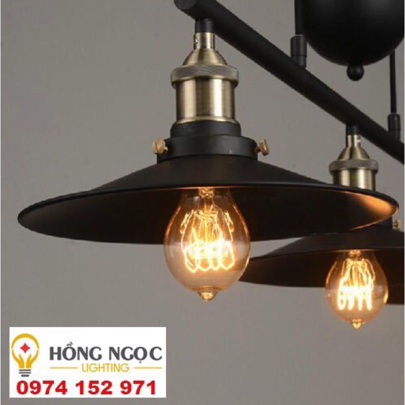 Đèn thả ròng rọc - đèn thả cafe