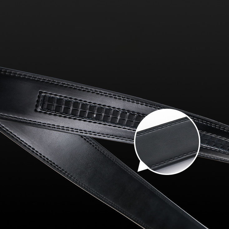 Leather Belt Double-sided Leather Belt Simple