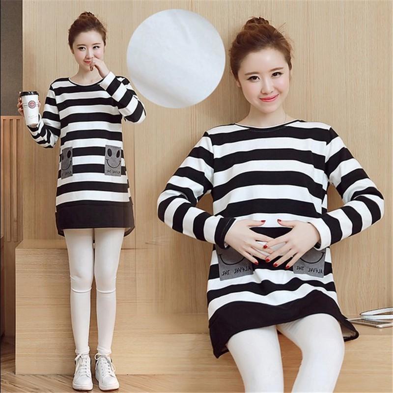 Áo bầu thời trang thiết kế dài tay MB198 chất cotton freesize từ 45 đến 70kg