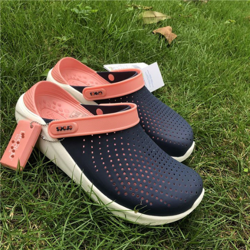 Dép sục cross literide màu navy hồng êm mềm nam nữ hàng xuất xịn, mẫu mới, full box