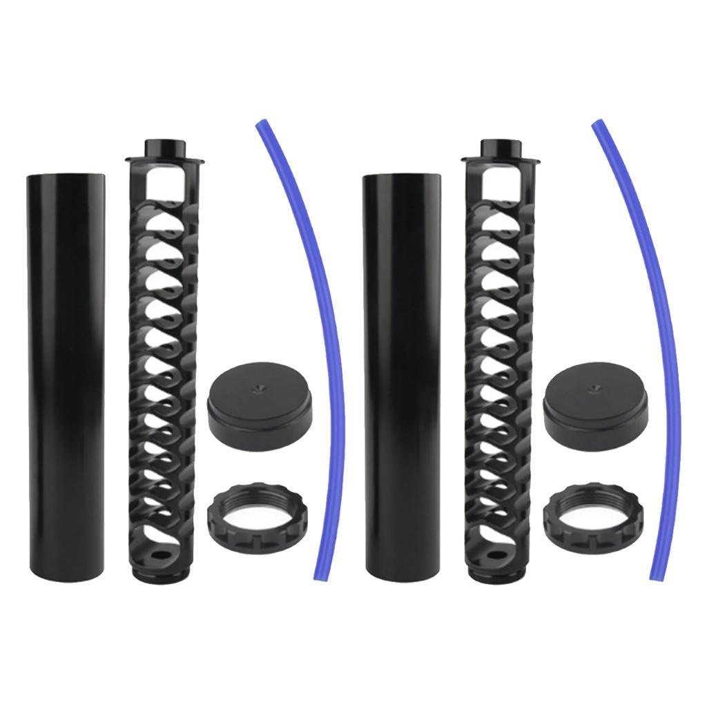 2 Set 1 / 2-28 Fuel Filter Kit, Auto Aluminum Fuel Filter For 4003 WIX 24003, Black