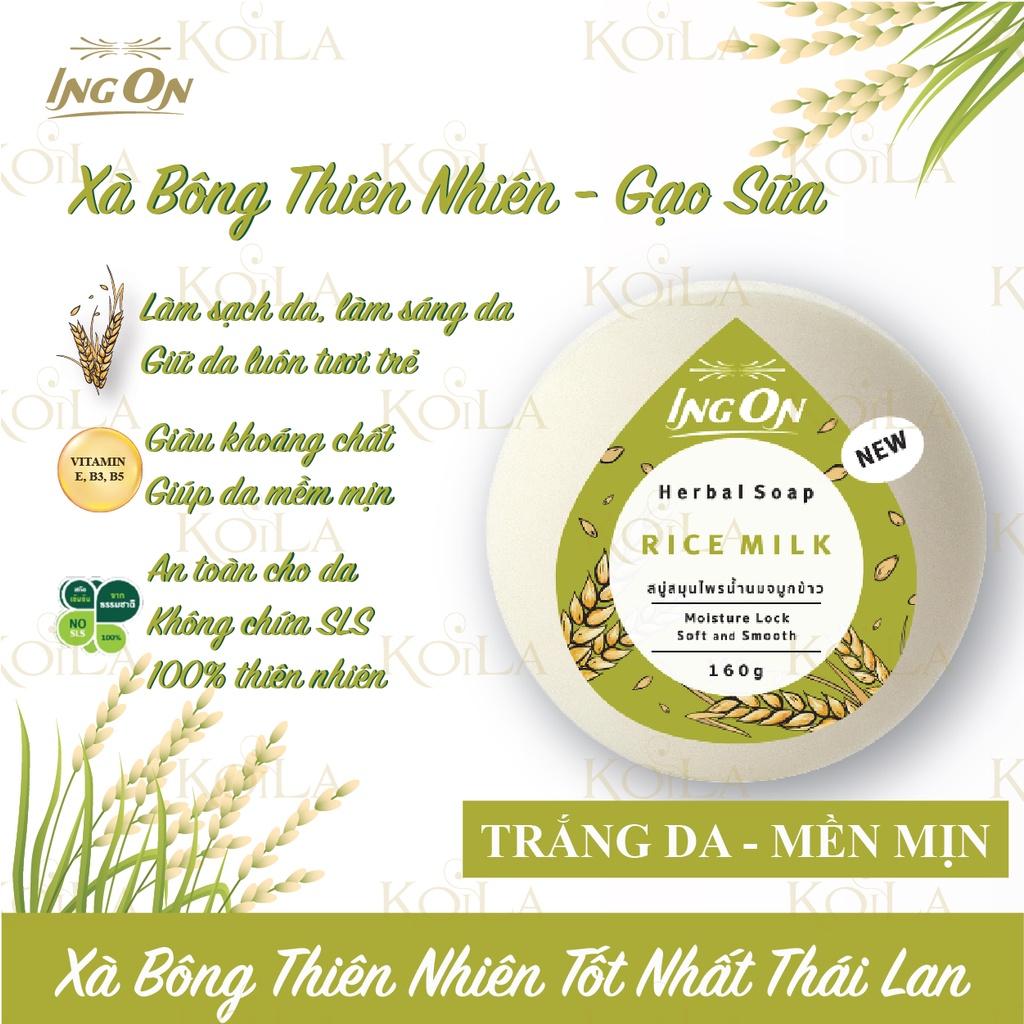 Xà Bông thảo mộc Ing On Herbal Thái Lan - Dưỡng ẩm, khử mùi, trắng da