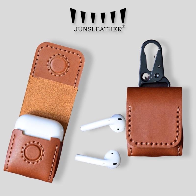 Vỏ đựng ốp CASE TAI NGHE 3 bảo vệ tai nghe không dây bluetooth  1 2 3 của Junsleather