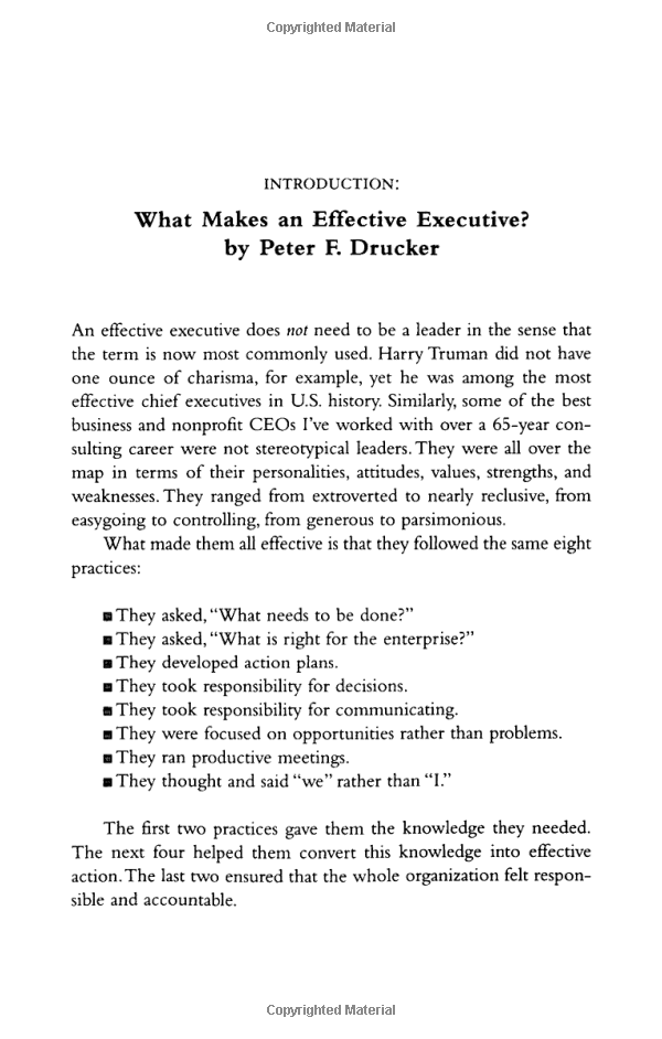 The Effective Executive: The Definitive Guide to Getting the Right Things Done