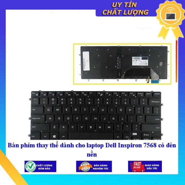 Bàn phím dùng cho laptop Dell Inspiron 7568 có đèn nền  - Hàng Nhập Khẩu New Seal