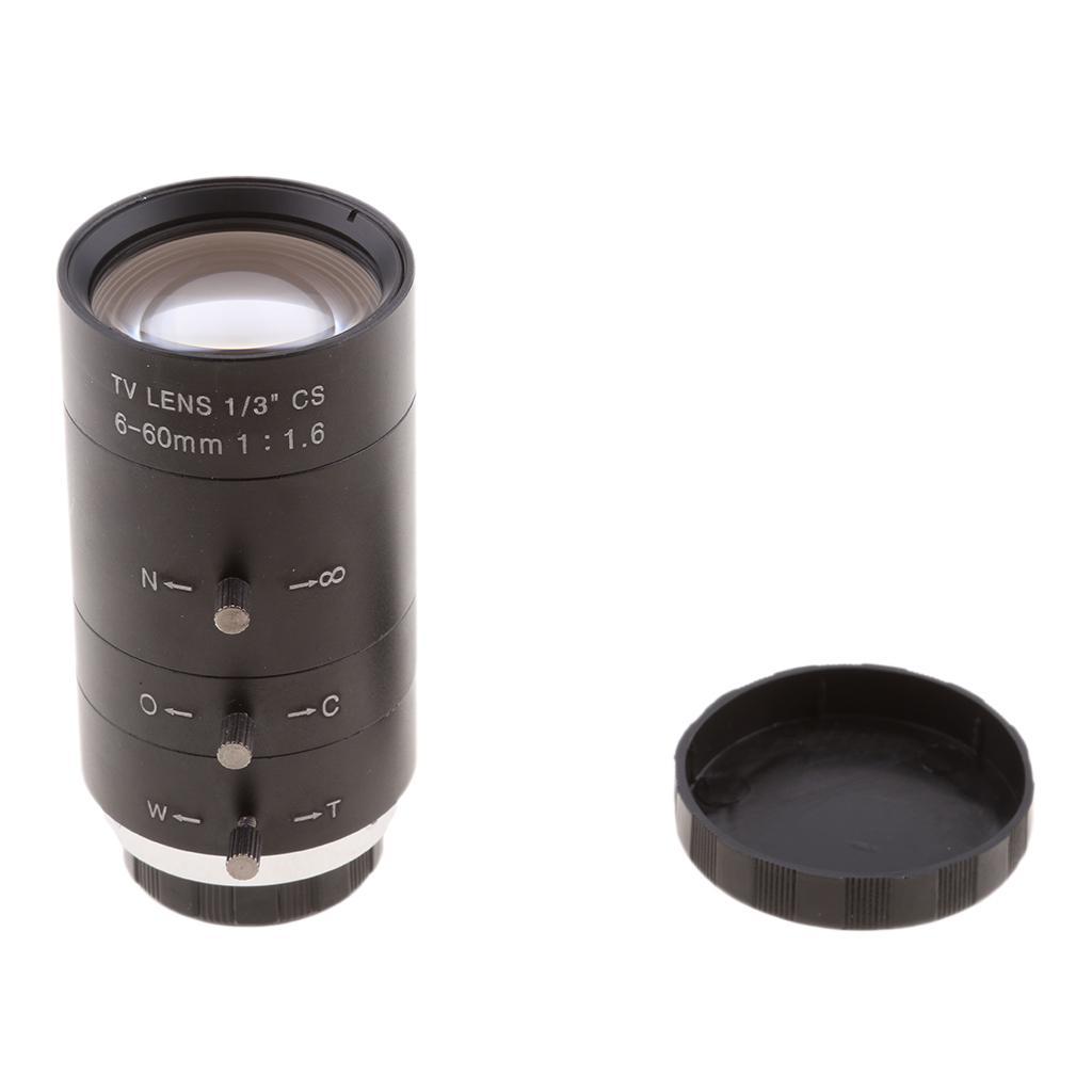 Universal Manual /Focal lens 6-60mm For   Lens Black