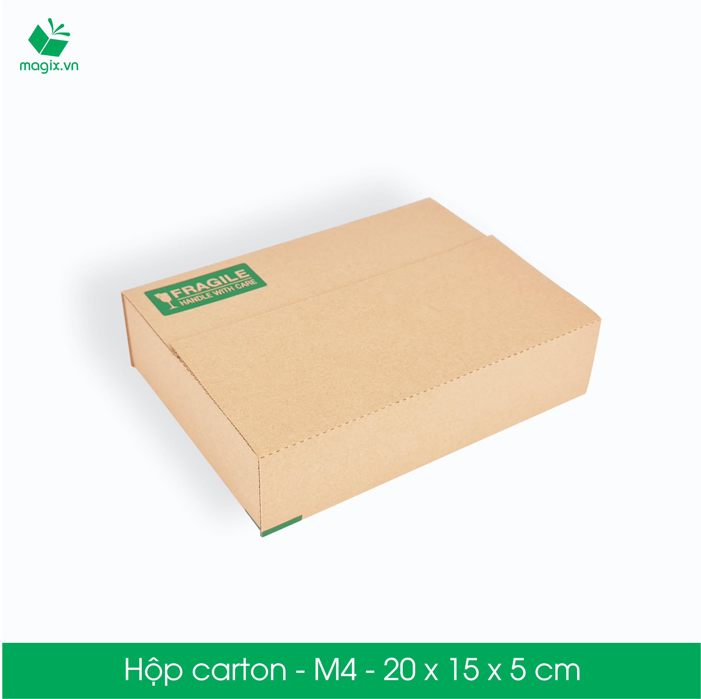 M4 - 20x15x5 cm - 50 Thùng hộp carton đóng hàng