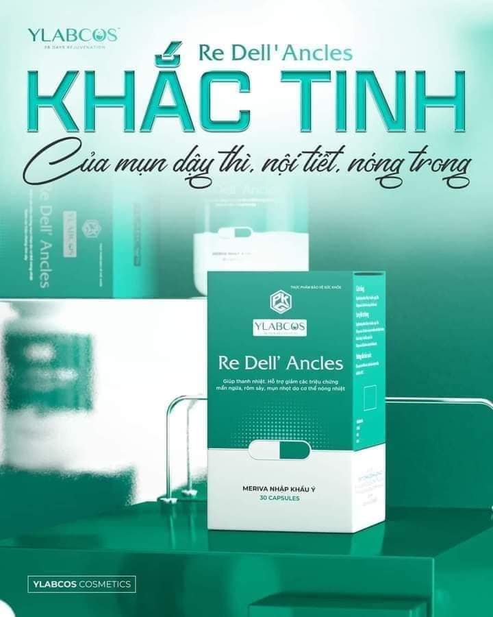 Viên Uống Ngắt Mụn DrLacir - ['ReDell'] Ancles Ylabcos Giải pháp ngắt mụn từ bên trong