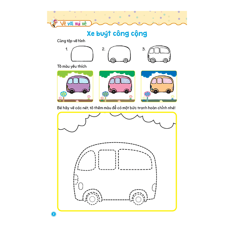 Sách Vẽ Vời Vui Vẻ: Phương Tiện Giao Thông