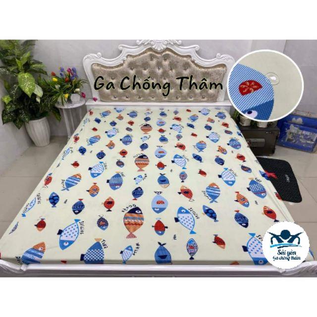 GA CHỐNG THẤM COTTON THUN LAU KHÔ NGAY - HỌA TIẾT HOẠT HÌNH
