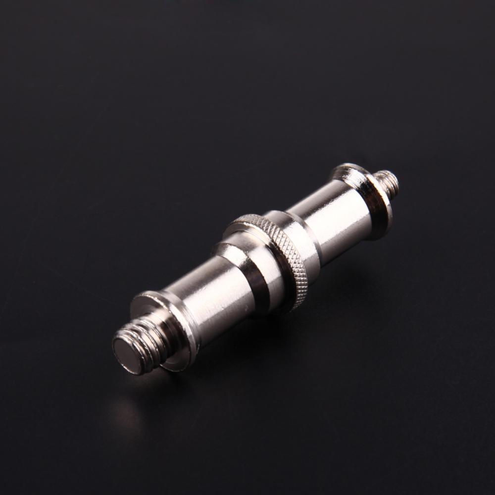 12x Double End Stud 1/4-Inch And 3/8-Inch Adapter Spigot Threaded Screw Connector for Flash Light Stand