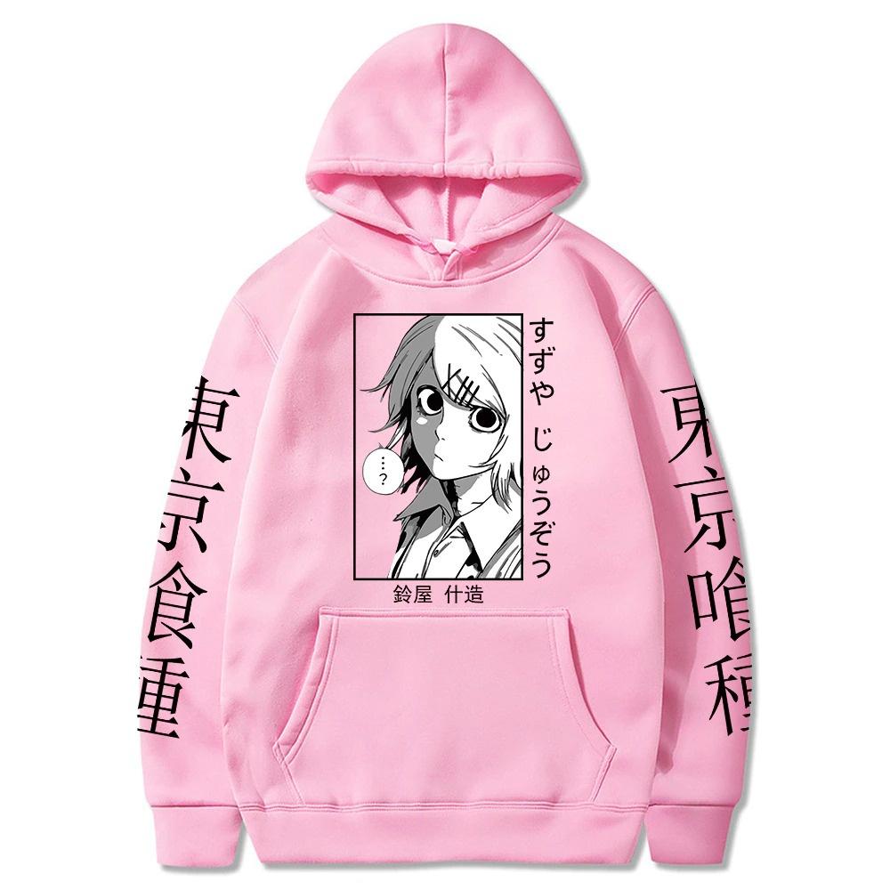 Áo hoodie nỉ Tokyo Ghoul Hoodie Anime Hoodies Juuzou Suzuya In Áo Dài Tay Quá Harajuku