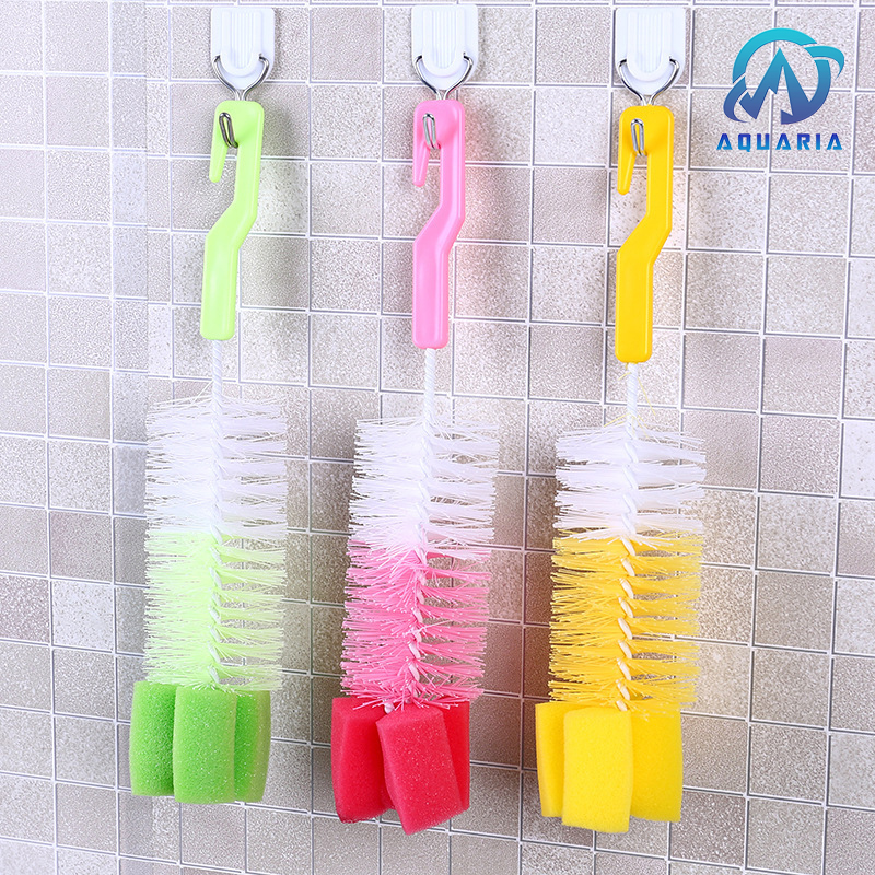 Dụng Cụ Cọ Rửa Bình, Ly Có Đầu Mút - Giao Màu Ngẫu Nhiên