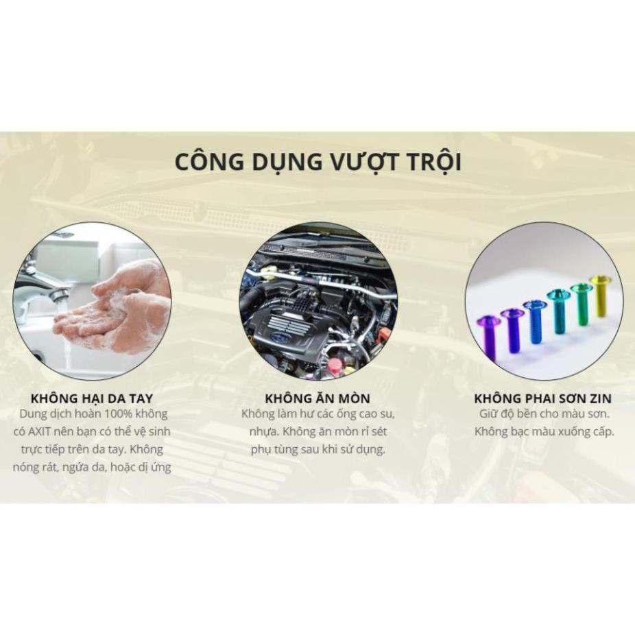 Dung Dịch Tẩy Rửa Vệ Sinh Đầu Bò Lốc Máy Oto