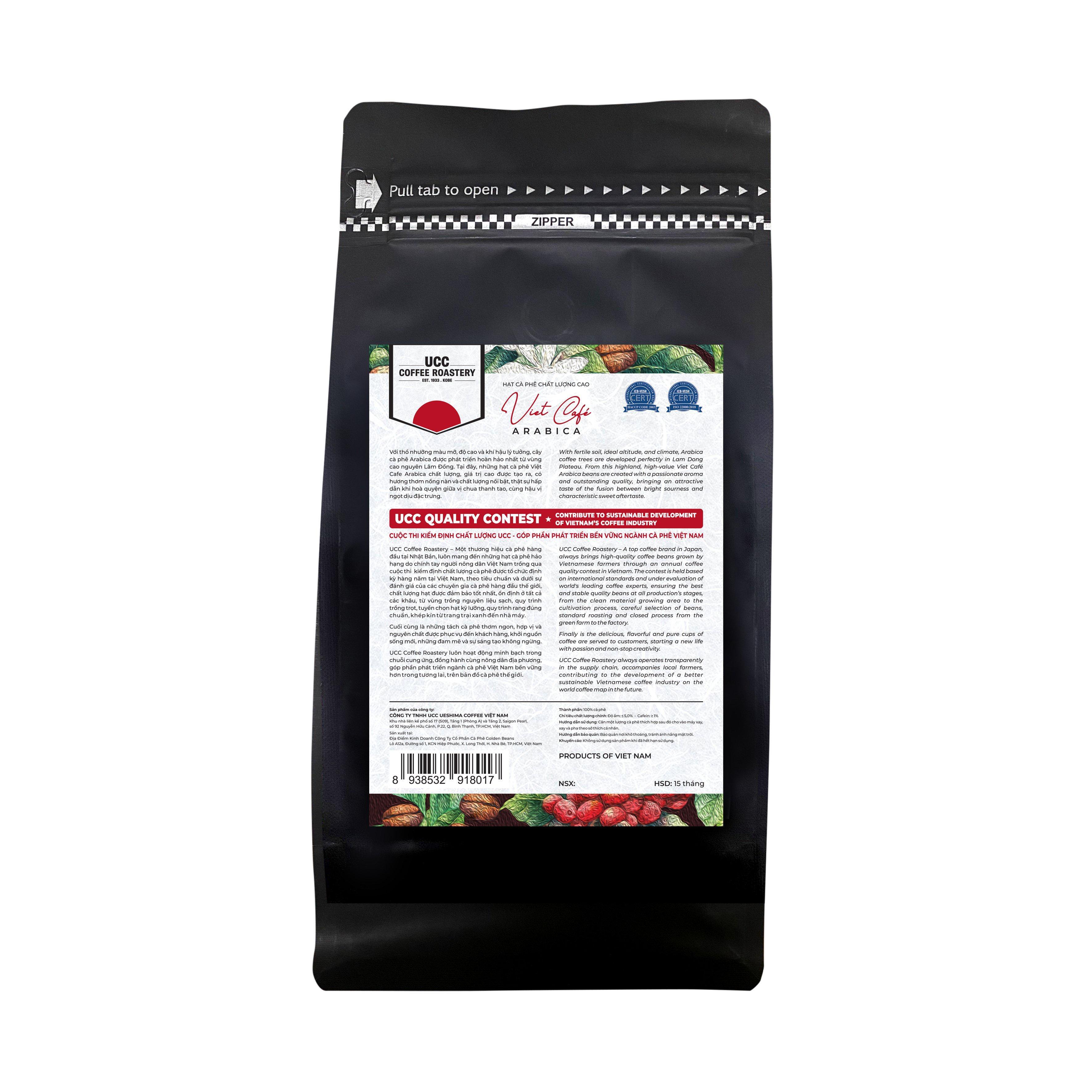 Cà Phê Hạt Việt Arabica 500gr