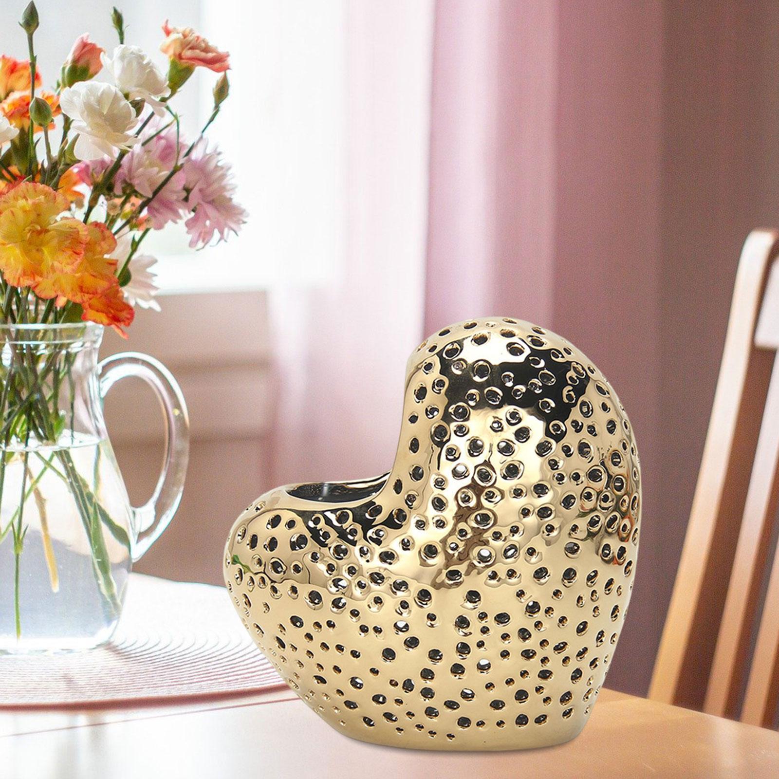 Nordic Ceramic Vase Flower Arrangement Vase Tabletop Vase for Bedroom Home