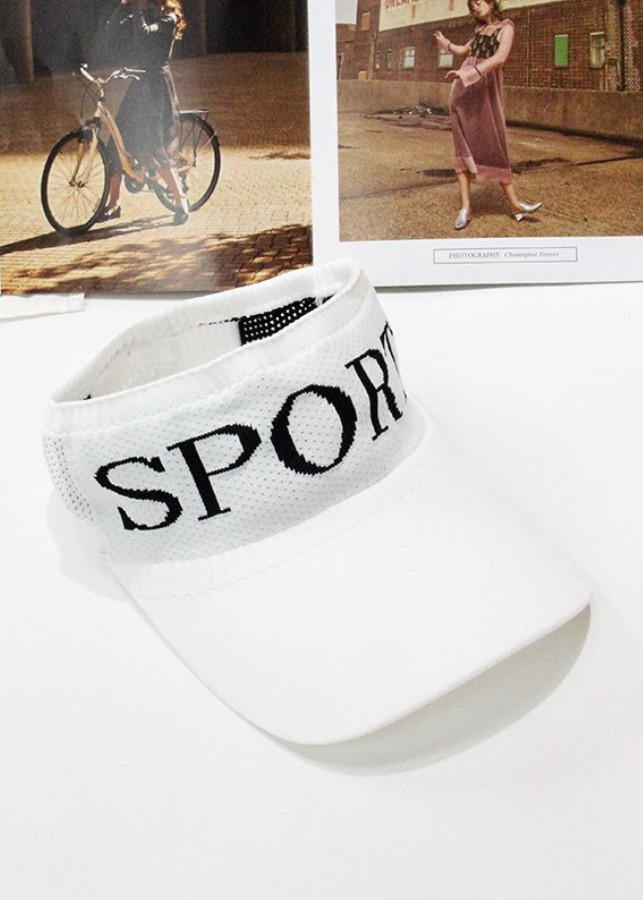Nón lưỡi trai thể thao nữa đầu thêu chữ Sport cá tính - NTT03