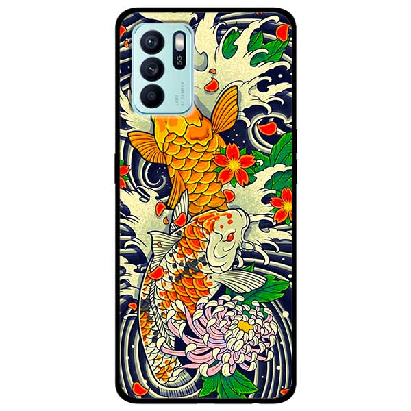 Ốp lưng dành cho Oppo Reno 6 - Reno 6 5G - Reno 6Z 5G - Đôi Cá Chép
