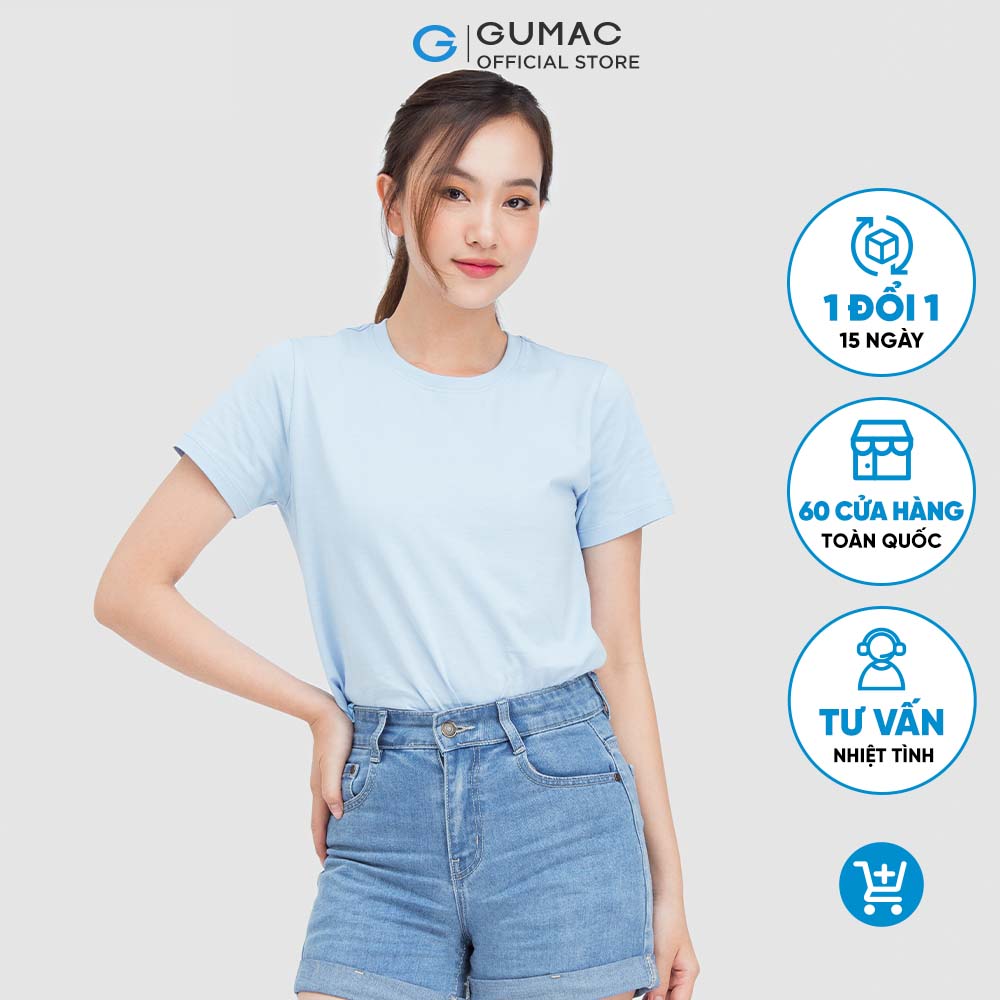 Áo thun nữ phối chỉ ATC05052 thời trang GUMAC