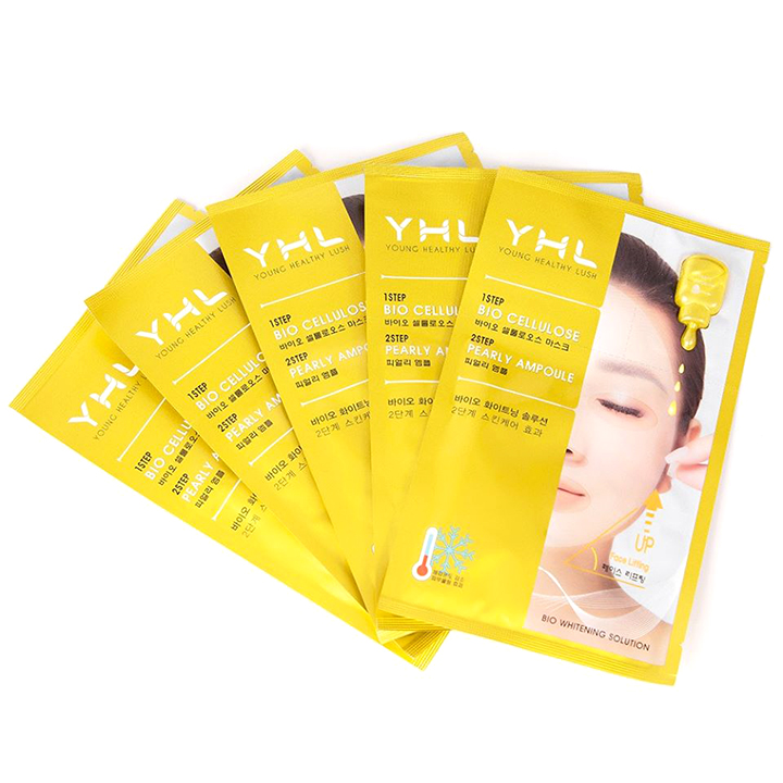 Mặt Nạ Sinh Học Hai Bước Hoàn Hảo - YHL Bio Whitening Solution (Hộp 5 Miếng)