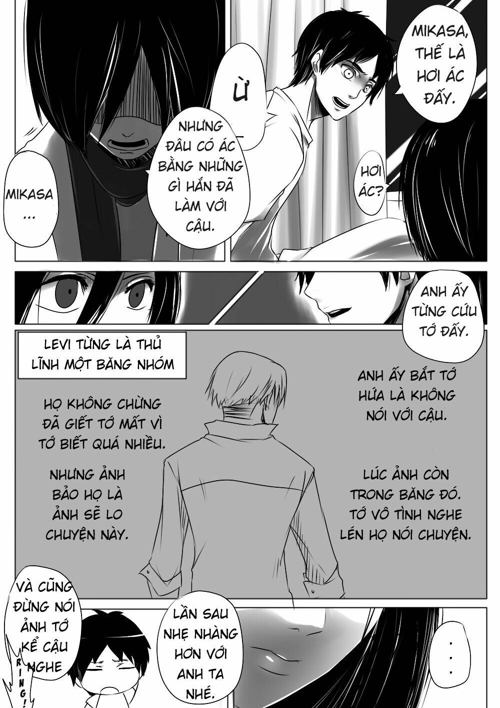 tấn công người khổng lồ - doujinshi lemi chapter 2 10