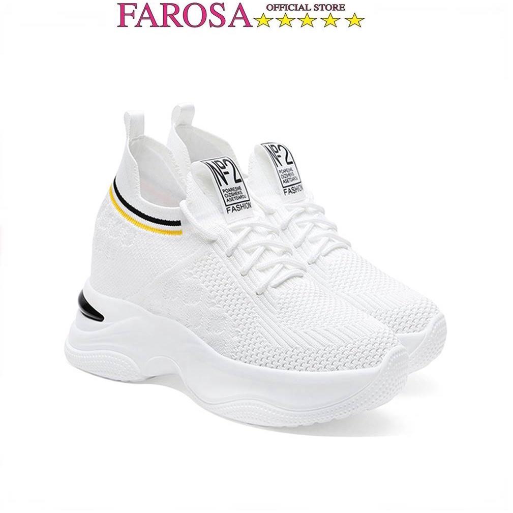 Giày nữ sneakers thể thao nữ FAROSA đế cao phong cách Hàn Quốc chất vải lưới cực thoáng