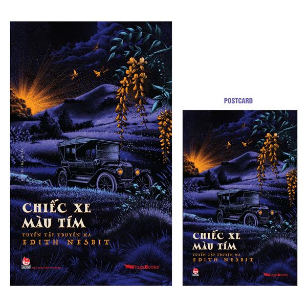 Sách - Chiếc Xe Màu Tím - Tuyển Tập Truyện Ma Edith Nesbit - Tặng Kèm Postcard