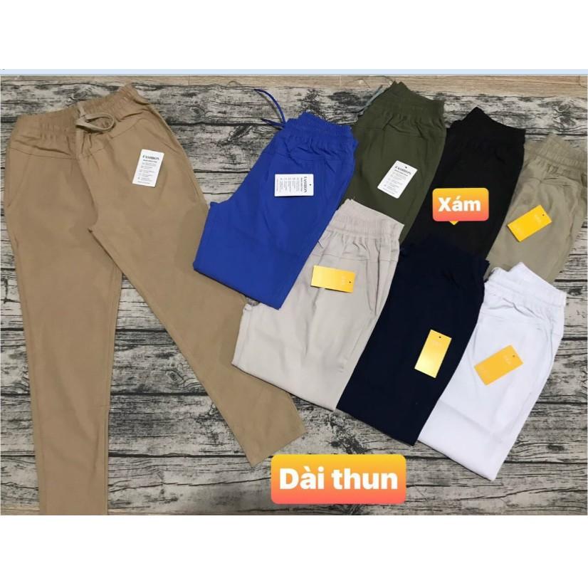 QUẦN KAKI DÀI CO GIÃN LƯNG THUN CAO CẤP SHOP PHƯƠNG CHÂU