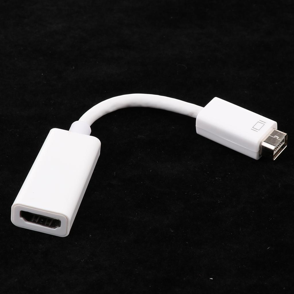 6 Inches DVI Male to HDMI Female Video Adapter Cable for Mac Book