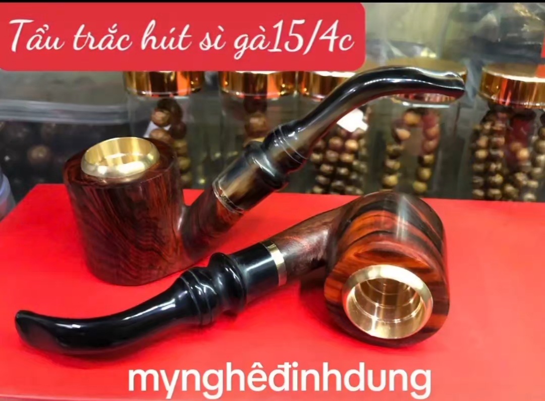 Tẩu sìgà đa năng bằng gỗ trắc đỏ đen