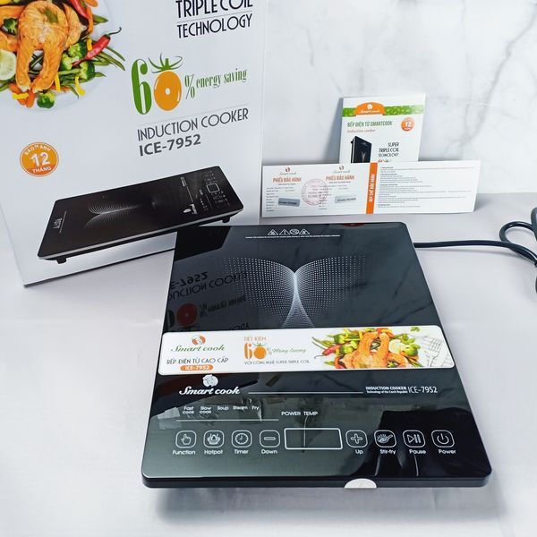 Bếp điện từ đơn Smartcook 2357952 công suất 2100W - Hàng chính hãng