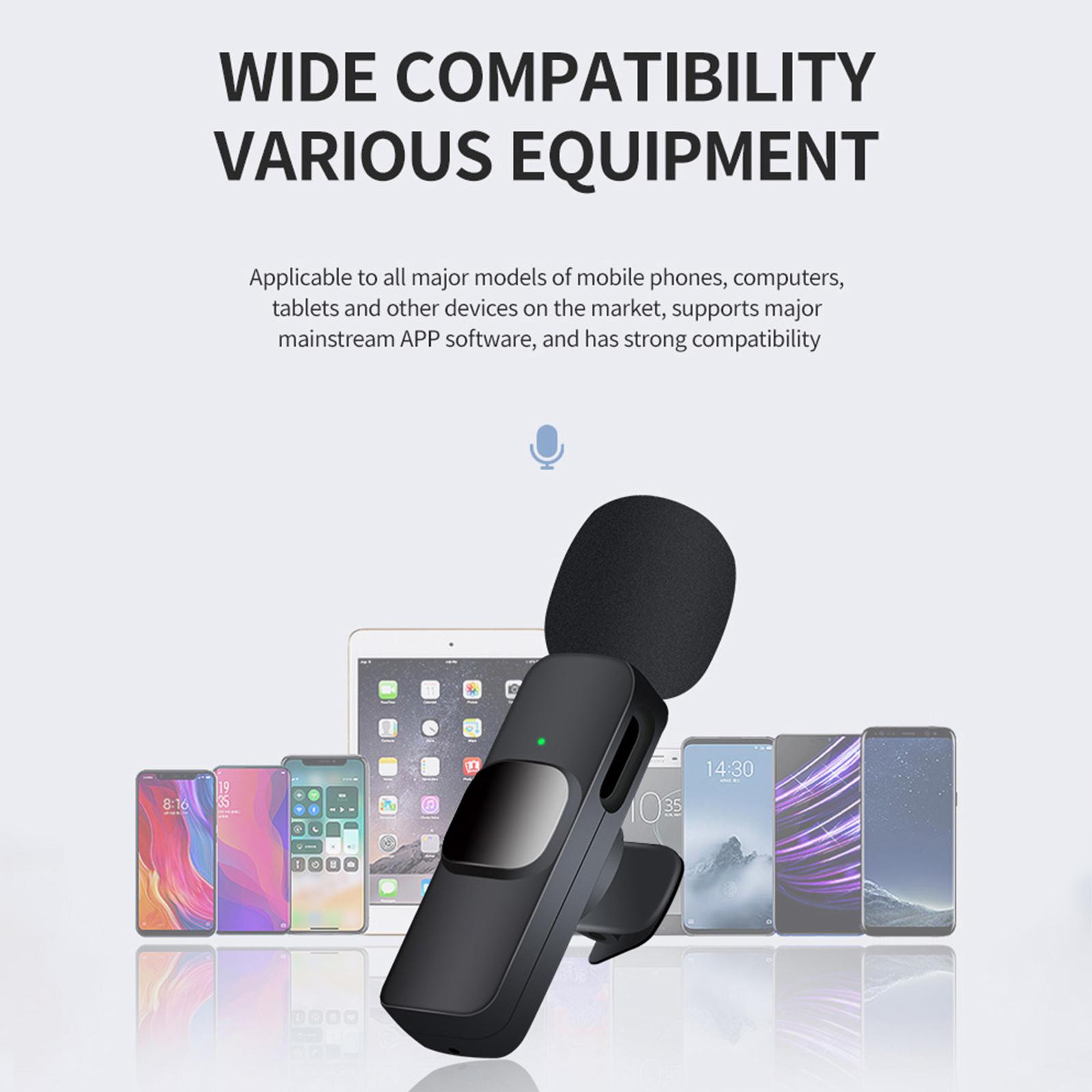 Micrô Lavalier Không Dây Cho Điện Thoại Thông Minh Không Dây