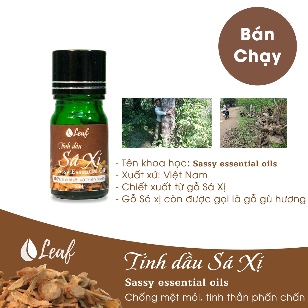 Tinh dầu Xá Xị Leaf 5ml