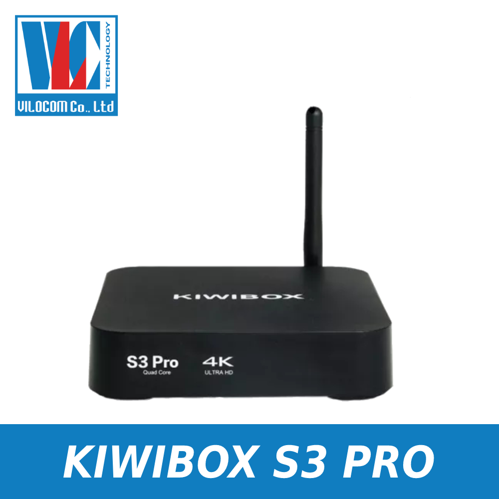 Box Kiwibox S3 PRO Ram 2GB HỖ TRỢ HÌNH ẢNH 4K - Hàng Chính Hãng