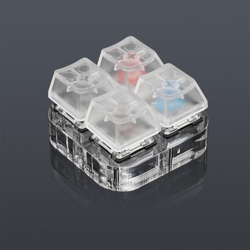 HSV 4 Key Caps Translucent Keycaps Testing Tool Gateron MX Switches Keyboard Tester