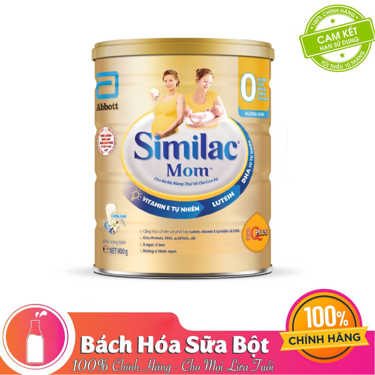 Sữa Bột Similac Mom Hương Vani (900g)