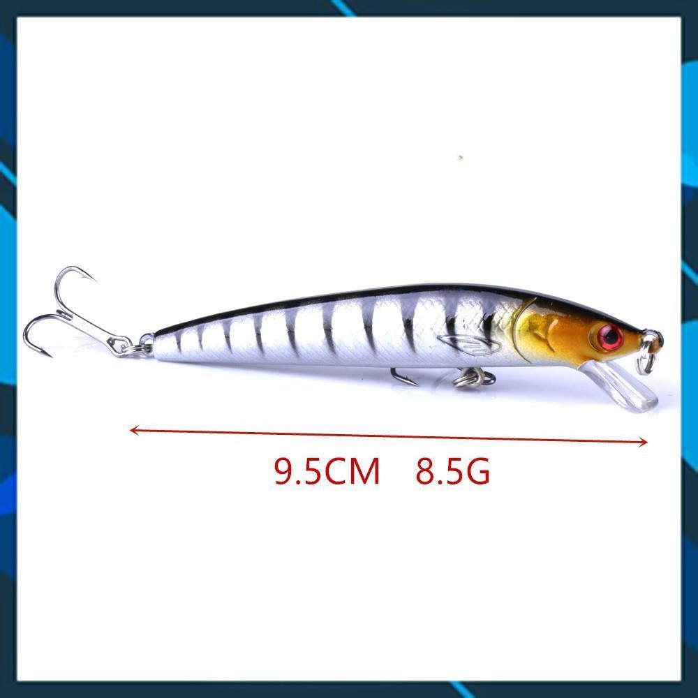 Mồi Câu Minnow lure Chuyên Đồ Câu Lure dài 9cm nặng 8,5gr, chuyên cá chẽm , cá mú, cá ngão , cá biển_M-16 