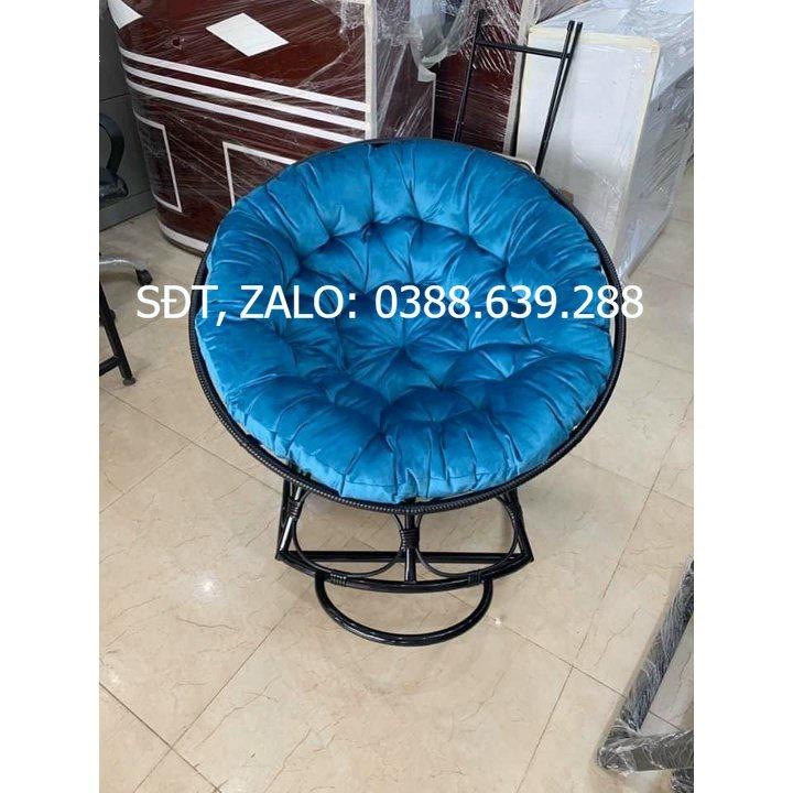 Ghế Papasan thư giãn bập bênh giả mây