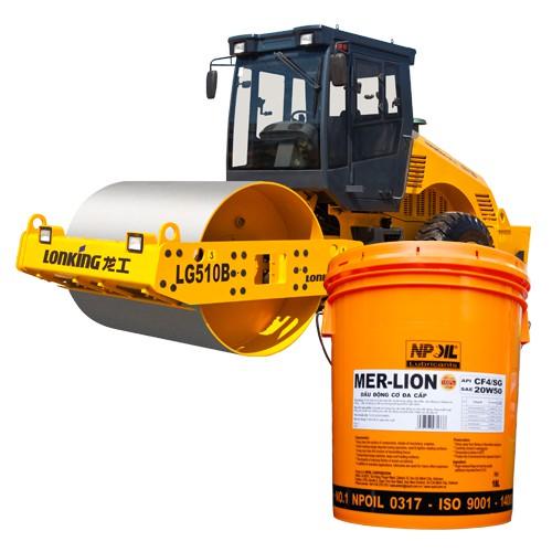 Dầu động cơ xe tải, tàu thuyền MER-LION - CF4/SG - 20W50 - 18L/25L (Xô/Can) - Hàng chính hãng